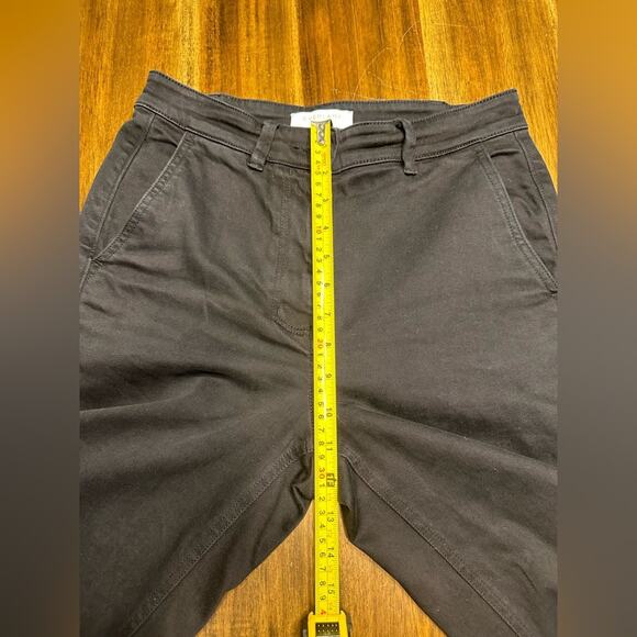 Everlane wide leg cropped high rise black jeans size 2 EUC - Picture 7 of 7